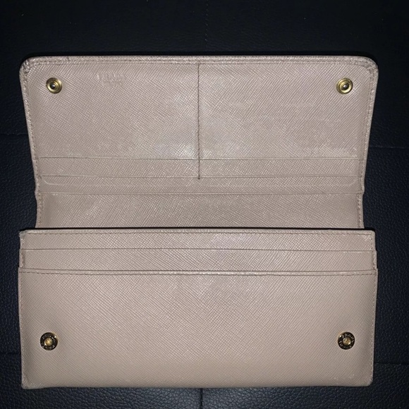 Prada Saffiano Cherry Long Wallet + Bundle - Picture 4 of 15